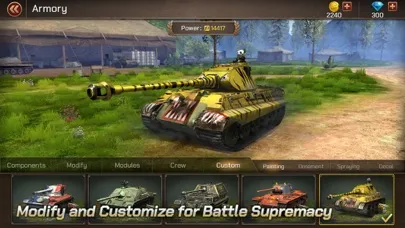 Tangkapan skrin Tank Legion