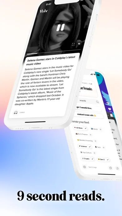 Volv – News in 9 seconds应用截图