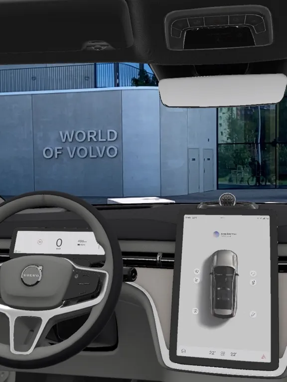 Zrzuty ekranu Volvo Cars AR iPad 