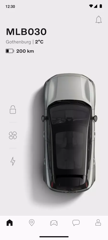 Captures d'écran de Volvo EX30