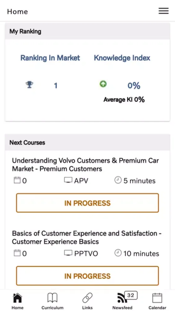 Zrzuty ekranu My Mobile Learning