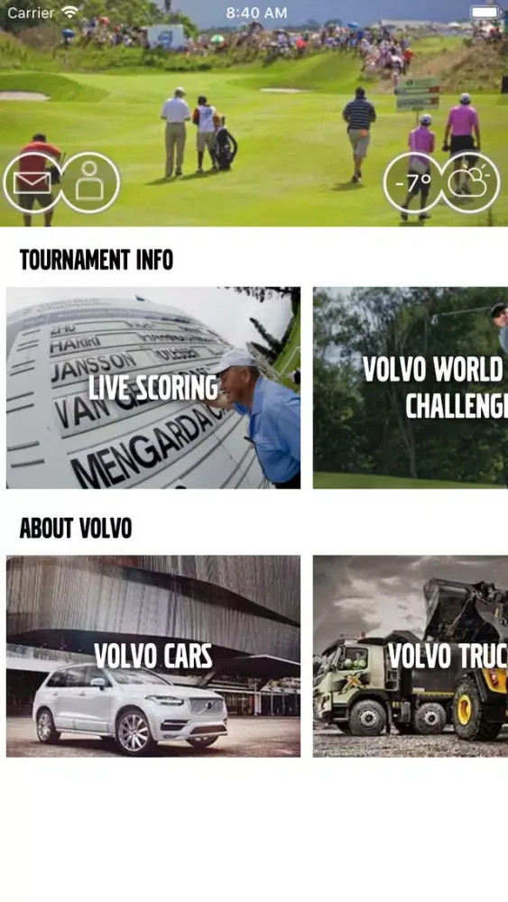 Volvo World Golf Challenge 스크린샷