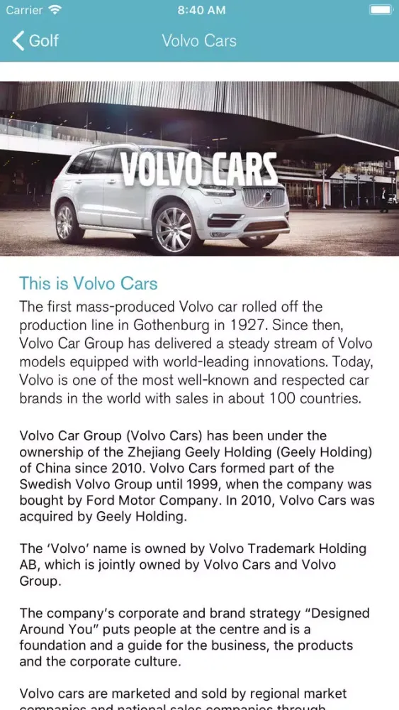 Volvo World Golf Challenge 스크린샷