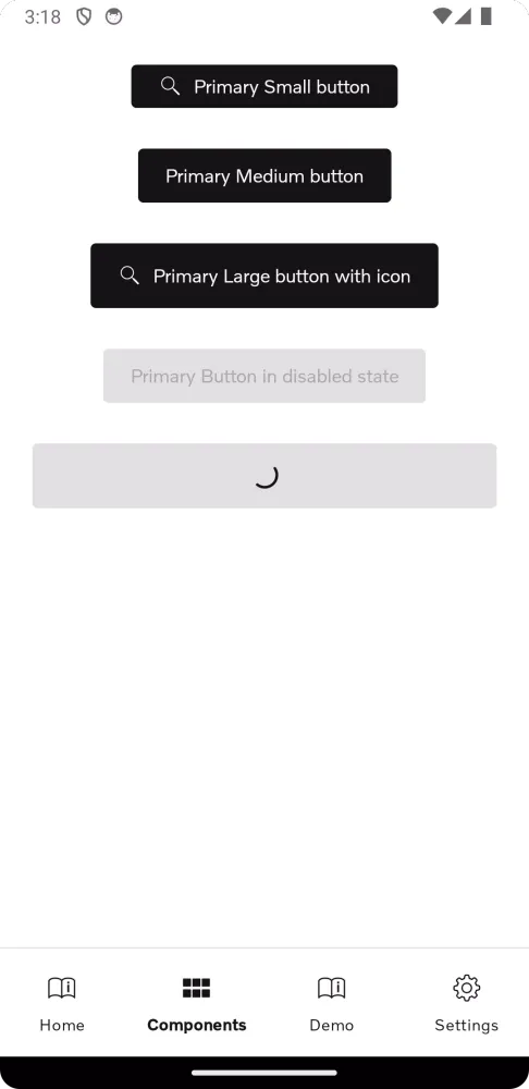 VCDK Sample App سکرین شاٹس