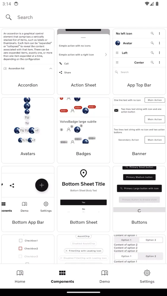 VCDK Sample App سکرین شاٹس