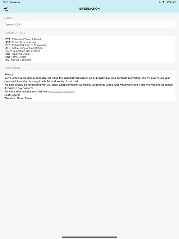 VAS & 24/7 iPad  Screenshots