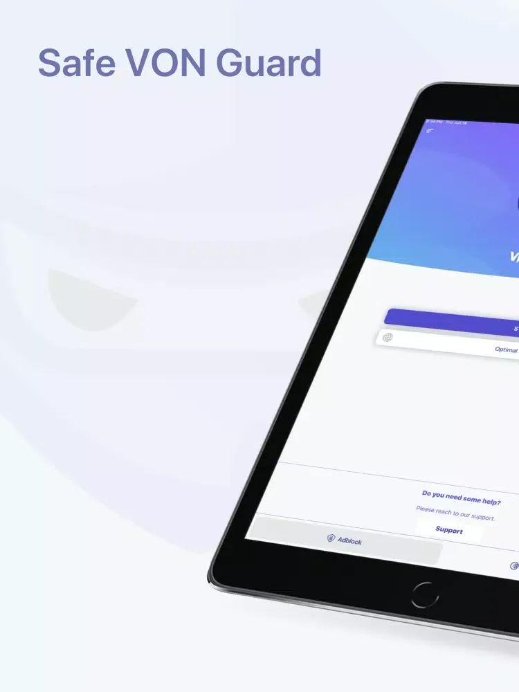 Tangkapan layar Safe VON Adblock iPad 