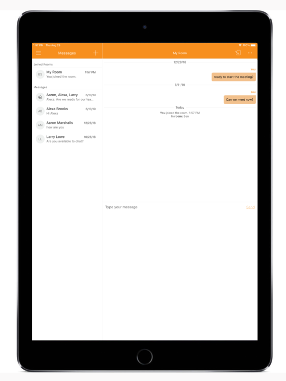 Vonage Enterprise for AD iPad  Screenshots