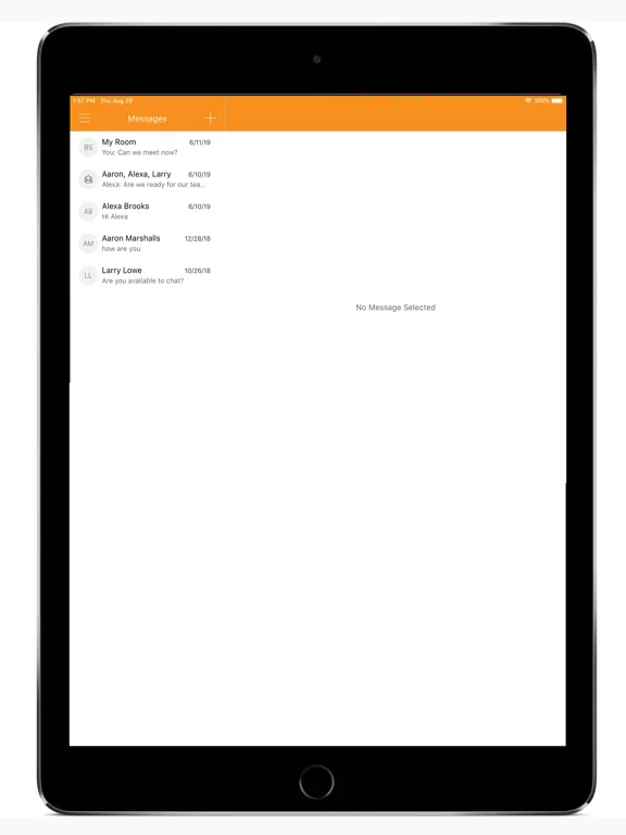Captures d'écran de Vonage Enterprise for AD iPad 