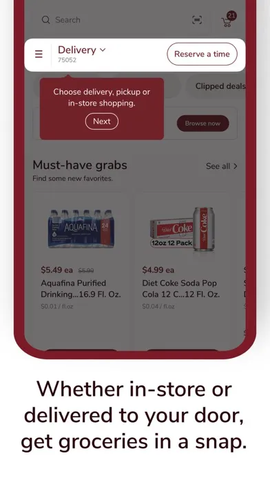 Ảnh chụp màn hình của Vons Deals & Delivery