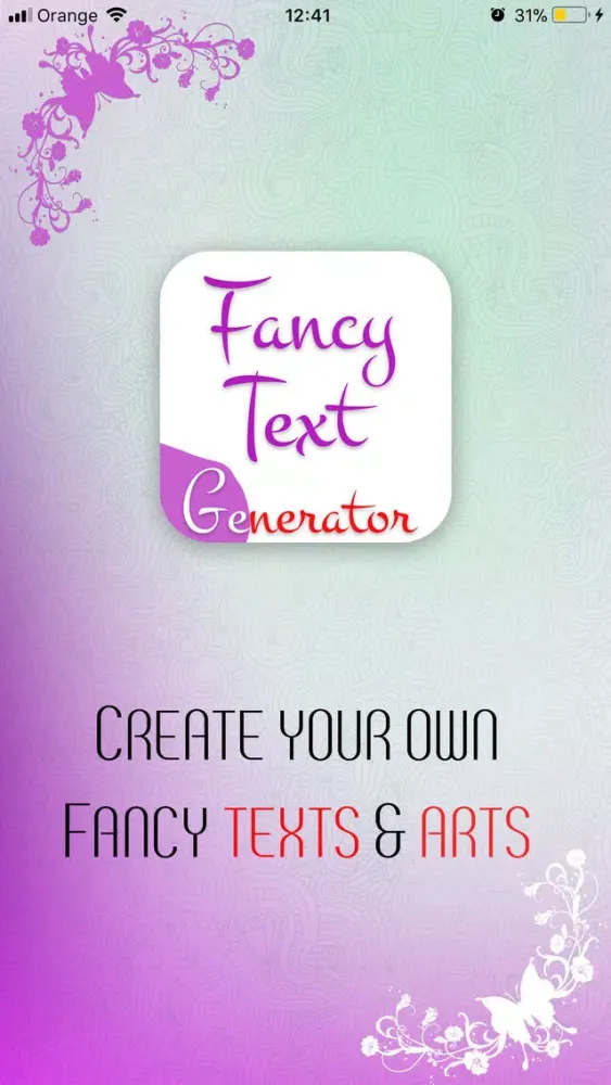 Capturas de tela do Fancy Text & Stylish Art Maker