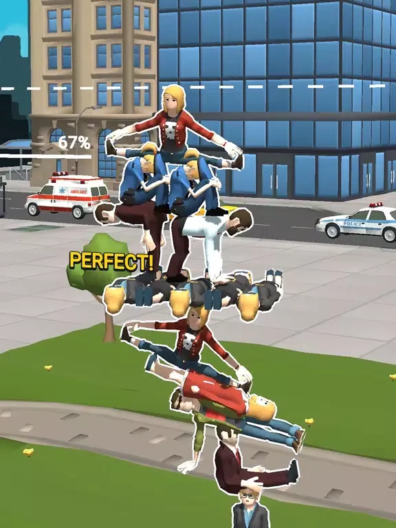 Capturas de tela do Human Tower! iPad 