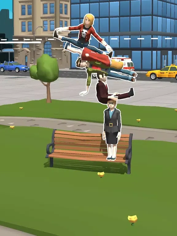 Capturas de tela do Human Tower! iPad 
