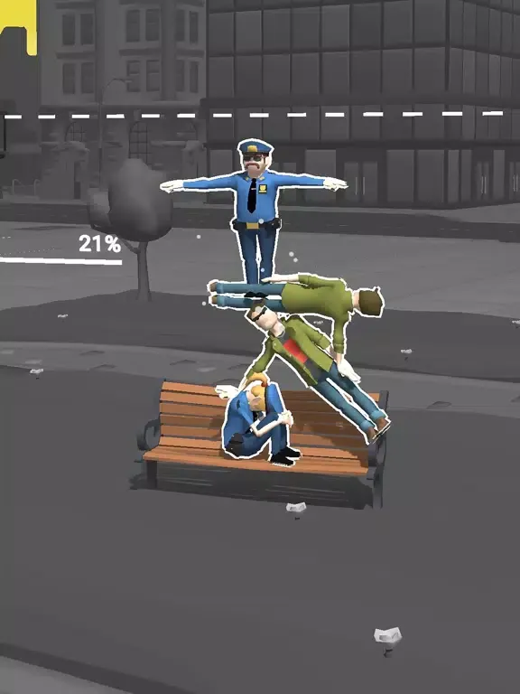 Capturas de tela do Human Tower! iPad 