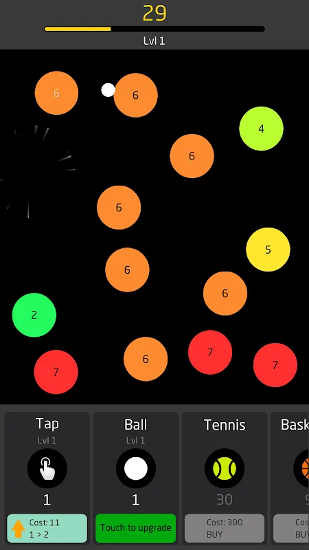 ภาพหน้าจอของ Idle Balls