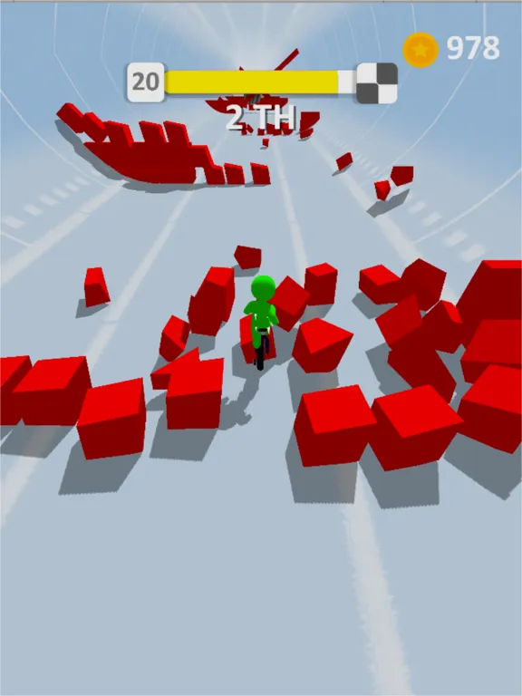 Happy Wheel Race 3D:Stickman iPad  Screenshots