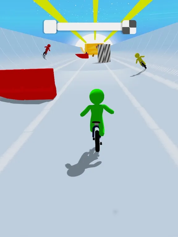 Happy Wheel Race 3D:Stickman iPad  Screenshots