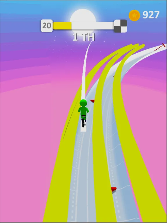 Happy Wheel Race 3D:Stickman iPad  Screenshots