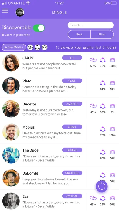 juuj » Meet people instantly!应用截图