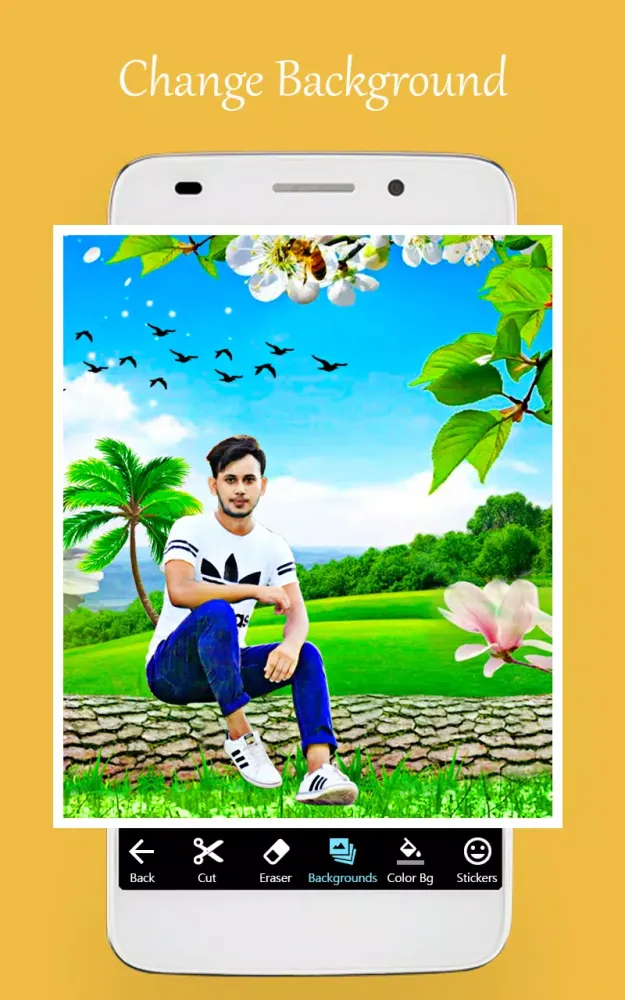 Screenshot di Nature photo editor and frames