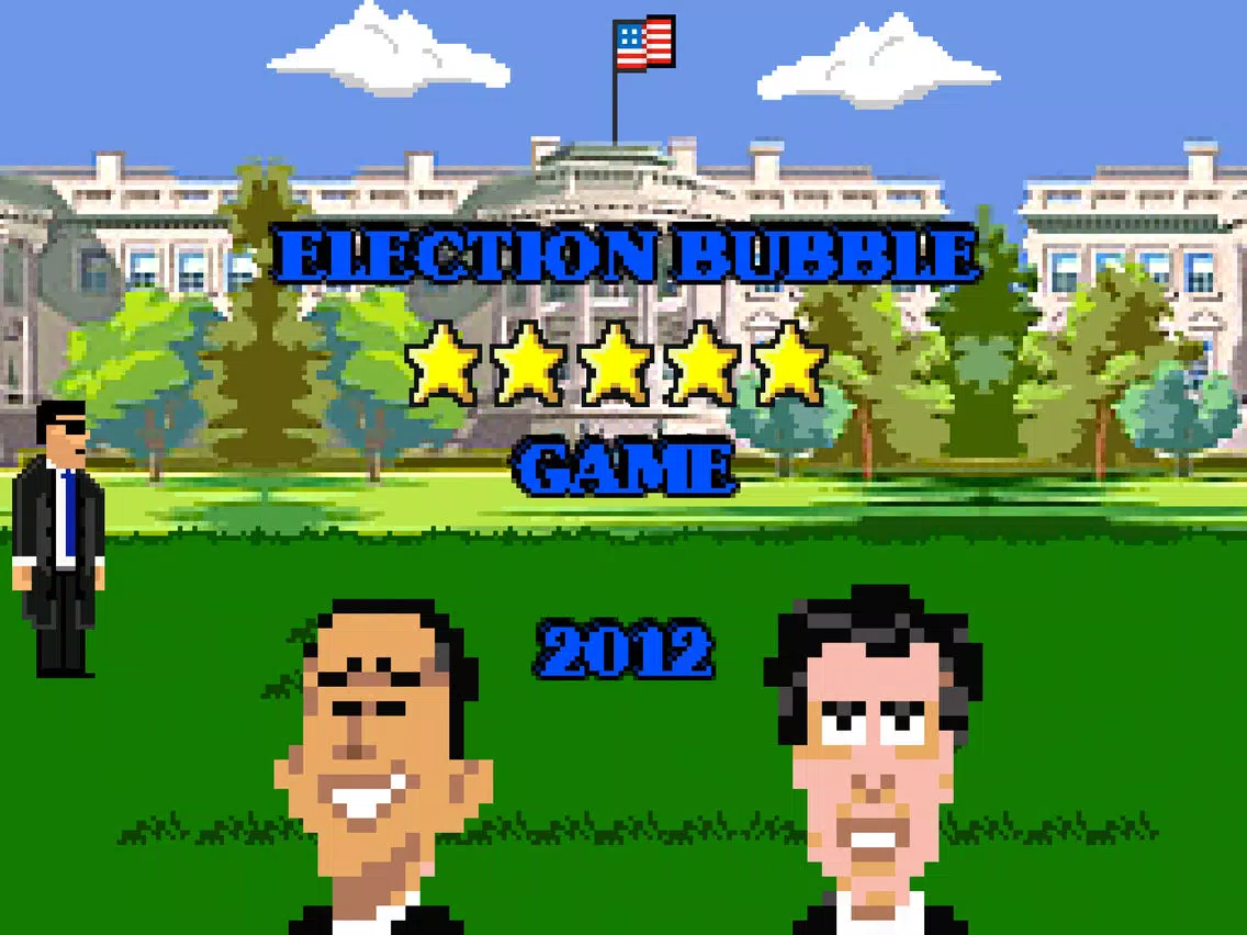 Election Bubble Game 2012: President to the White House iPad 应用截图