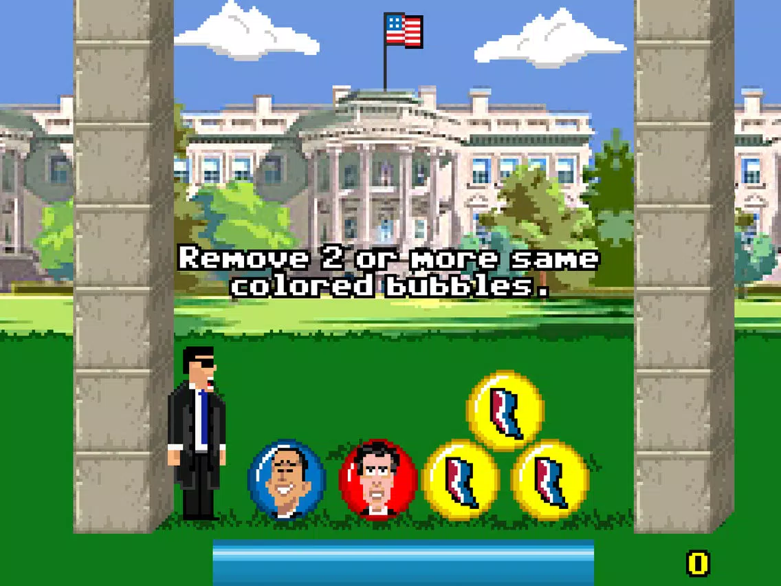 Election Bubble Game 2012: President to the White House iPad 应用截图