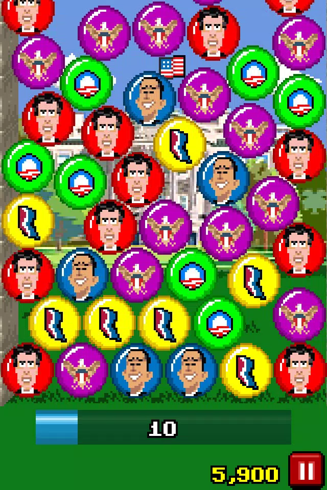 Election Bubble Game 2012: President to the White House应用截图