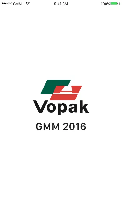 Capturas de tela do Vopak GMM 2016