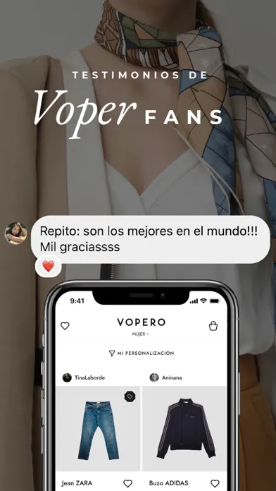 Ảnh chụp màn hình của Vopero - Tienda de Ropa
