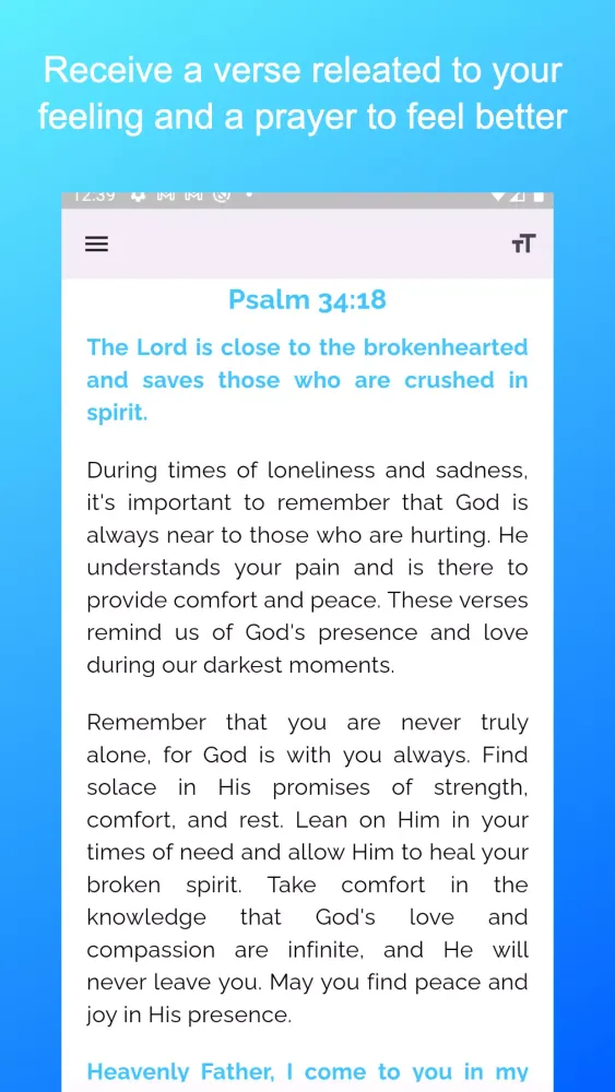 Bible Feels AI Screenshots