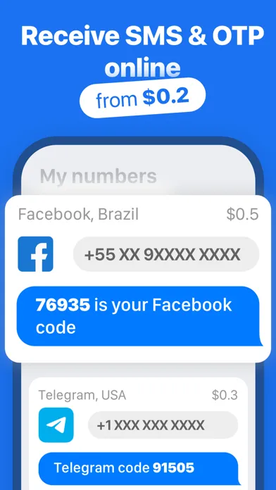 صور SMS Virtual - Receive SMS