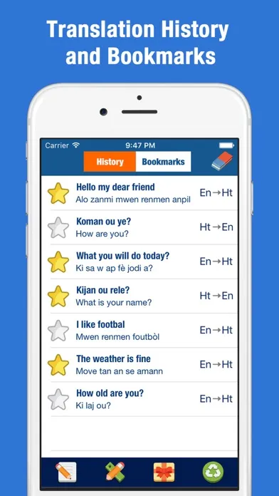 English Creole Translator & Dictionary スクリーンショット