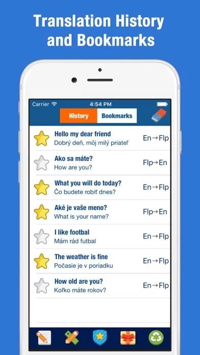 Capturas de pantalla de English Filipino Translator - Tagalog Dictionary