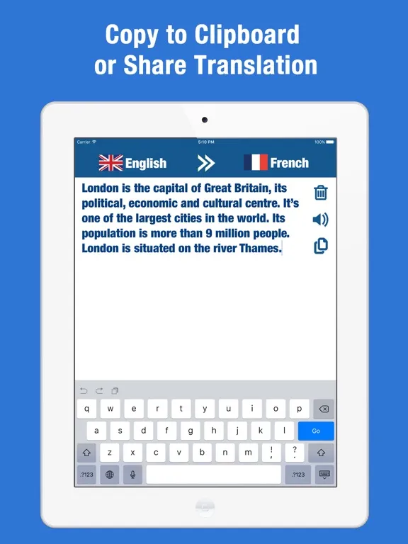 تصاویر French to English Translator and Dictionary iPad 