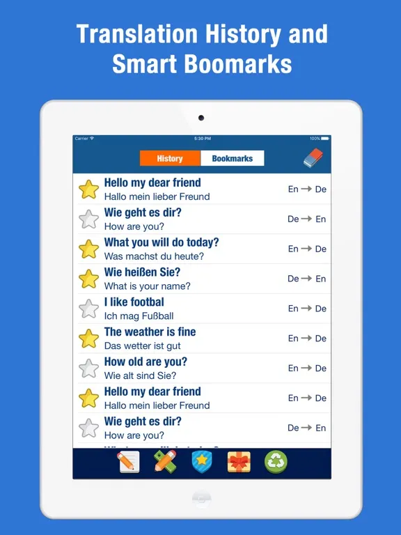 English German Translator - Dictionary Translation iPad  স্ক্রিনশট