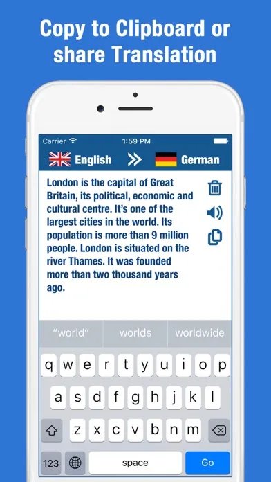English German Translator - Dictionary Translation স্ক্রিনশট