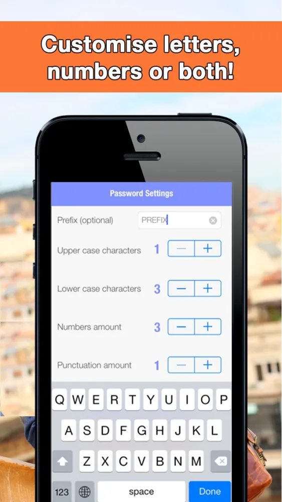 Password Generator - Generate Secure Passphrase and Safe Keycodes Screenshots
