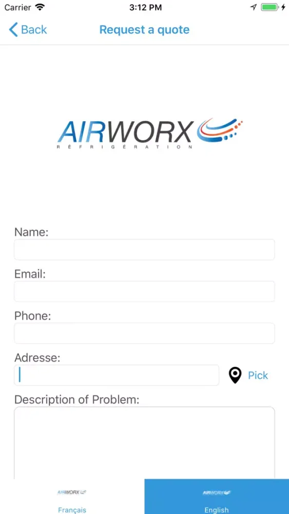 Zrzuty ekranu Airworx