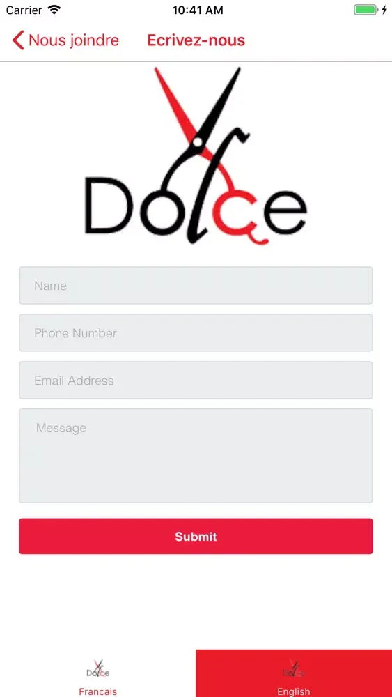 Coiffure Dolce スクリーンショット