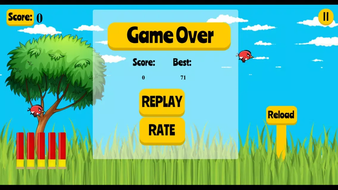 Zrzuty ekranu Flappy shooter game
