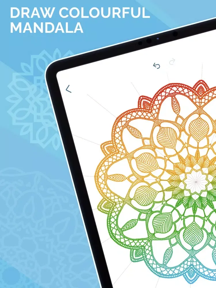 Mandala Coloring: Drawing Book iPad  Screenshots
