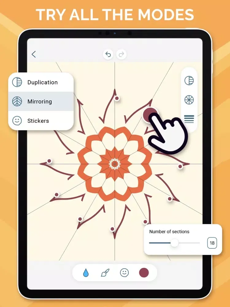 Mandala Coloring: Drawing Book iPad  Screenshots