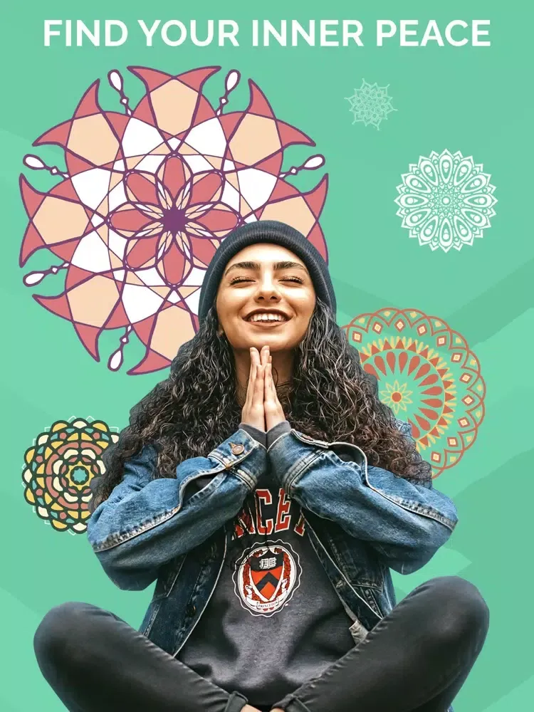Mandala Coloring: Drawing Book iPad  Screenshots