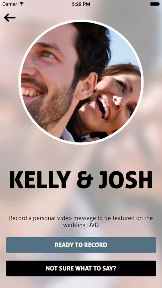 Tangkapan layar Video Guestbook