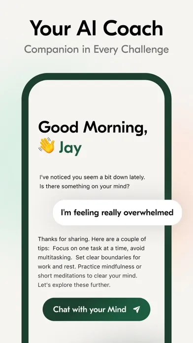 Tangkapan skrin VOS: Mental Health, AI Therapy