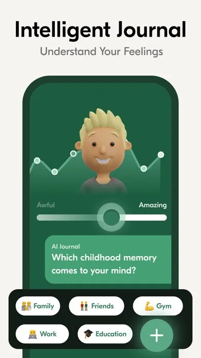 Tangkapan skrin VOS: Mental Health, AI Therapy