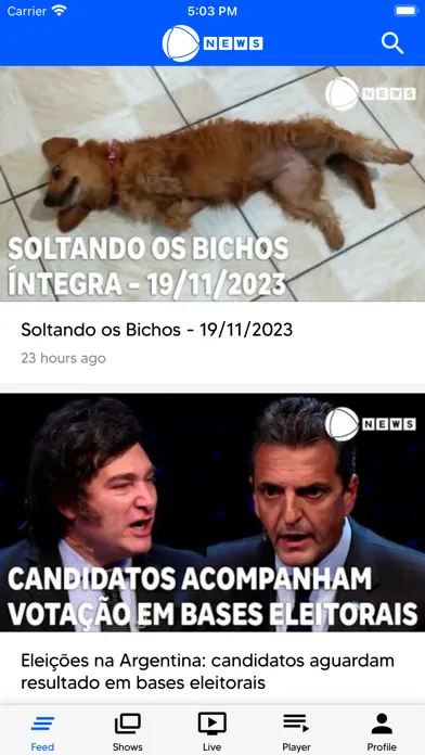 Record News Screenshots
