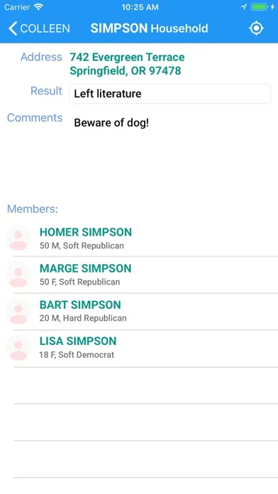 Voter Science Canvasser 스크린샷