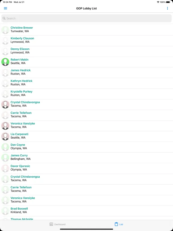 Capturas de pantalla de Voter Science Fundraiser iPad 