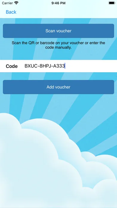Tangkapan layar voucher2mobile